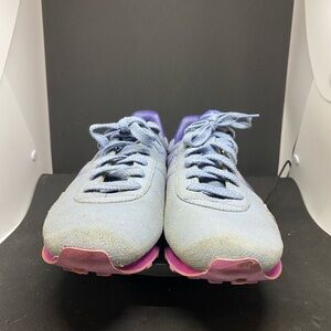 Nike Women’s 555258-409 Pre Montreal Racer Sneakers in Blue and Pink EUC Size 10